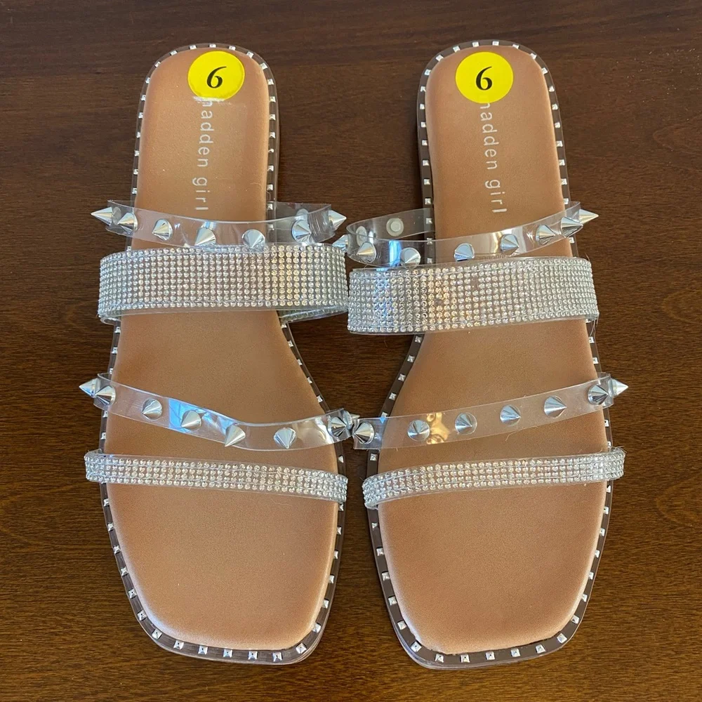 NEW Madden Girl Highwayy Sandals - Picture 3 of 9